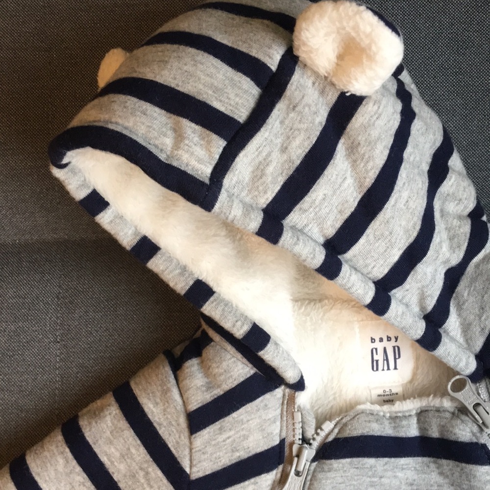 BabyGAP Sherpa-lined bear one-piece